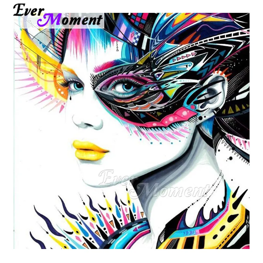 Когда нибудь момент алмазов картина женская маска для глаз ручной камни в форме