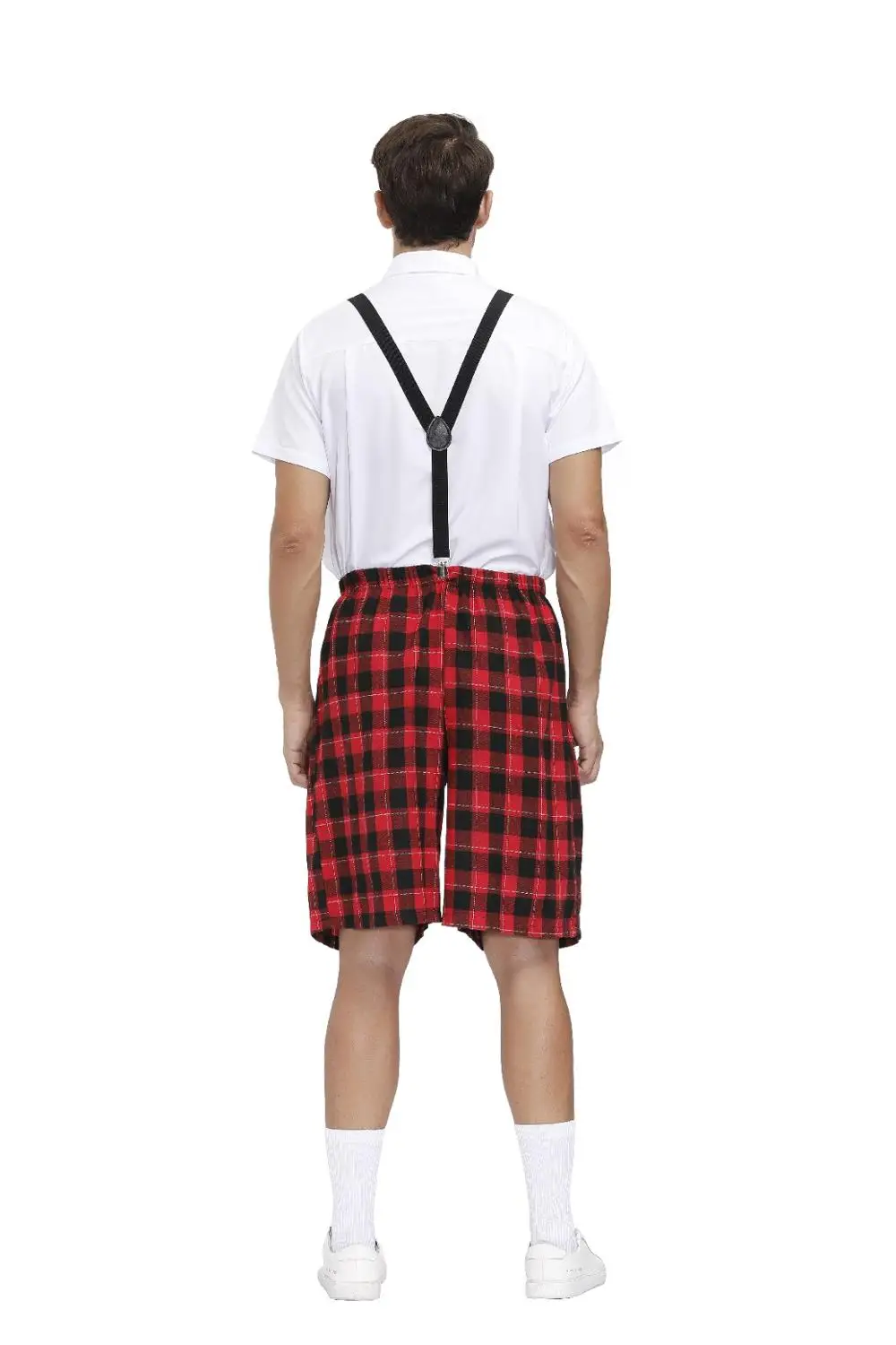 Новый мужской женский сексуальный Британский клетчатый студенческий костюм для