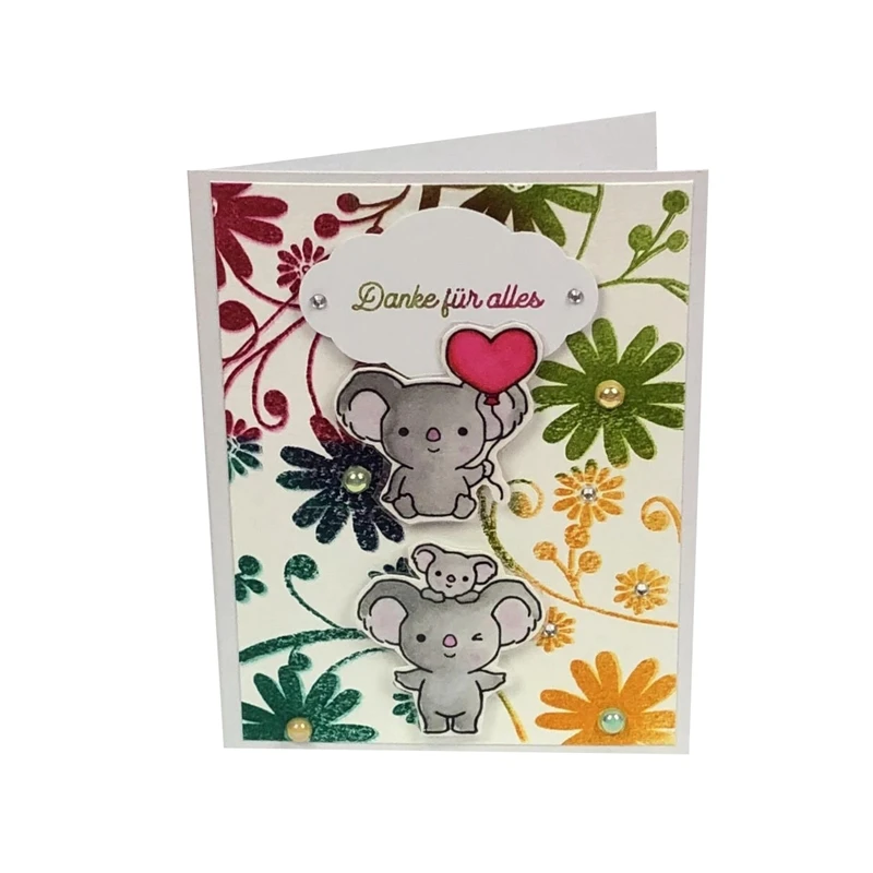 Цветок и листья прозрачные штампы 2019 резиновая Прозрачная силиконовая печать