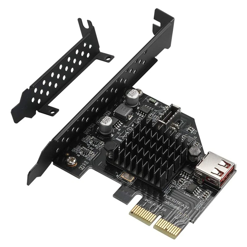 

Плата расширения PCI-E 3,0, карта Pci-E, USB-адаптер Pcie Boost Type E USB3.0 Gen2 10 Гбит/с, плата расширения (чипы ASM3142)