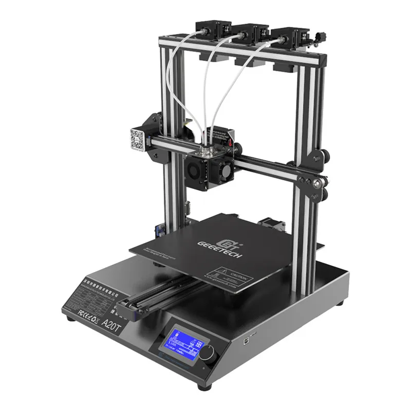 Цветной 3D принтер GEEETECH A20T 3 в 1 аналоговый сопло цветной с поддержкой подключения