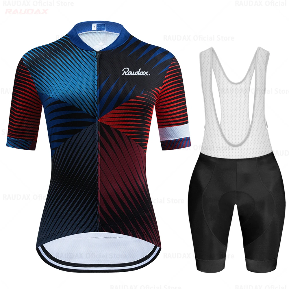 

2021 Cycling Clothing RAUDAX RAPHAFUL Women's Cycling Jersey Quick Drying Racing Sport Bicycle Jersey Bike Uniform Triathlon