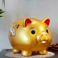 ceramic pig piggy bank secret saving wedding hidden safe ornament cute coin money box paper money tirelire home decoration 50