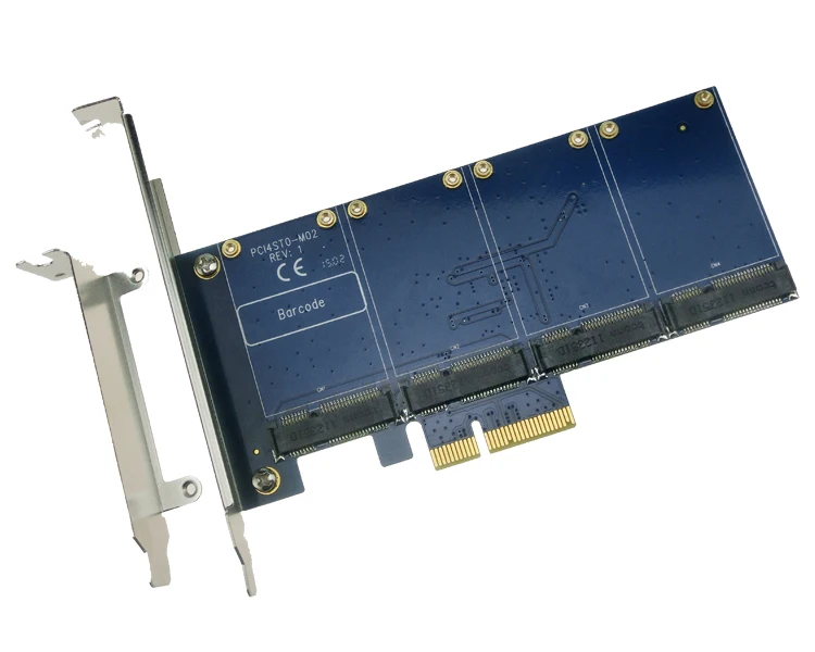 4 порта mSATA Raid Card конвертер SSD адаптер PCI-Express X2 контроллер 6 ГБ/сек. RAID0 1 10 |