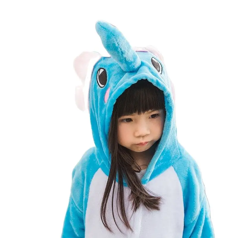 Кигуруми слон Детские Аниме пижамы комбинезоны Мультяшные животные косплей