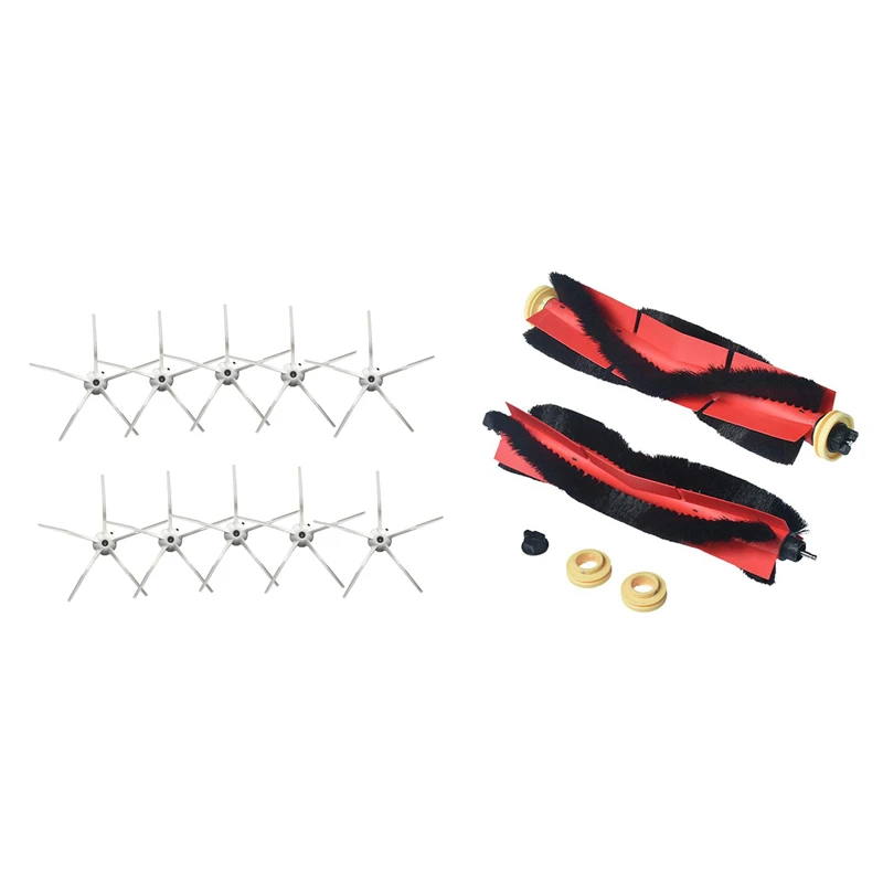 

Запчасти для пылесоса 1-2 шт.: основная щетка 2 шт., оранжево-черная и белая щетка с 5 ручками 10 шт.