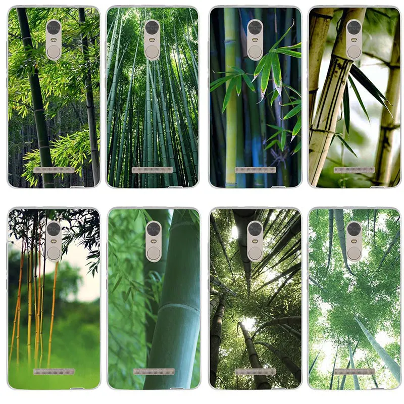 Абстрактные Бамбуковые Тени абстрактные мягкие ТПУ Силиконовые для Xiaomi Redmi Note 3 3S