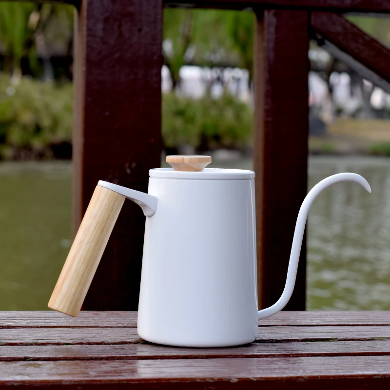 Капельный чайник для кофе с длинным носиком и тефлоновым покрытием кувшин воды