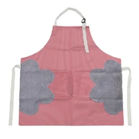 hand wipe apron waterproof and oil proof cooking overalls kitchen fashion household apron