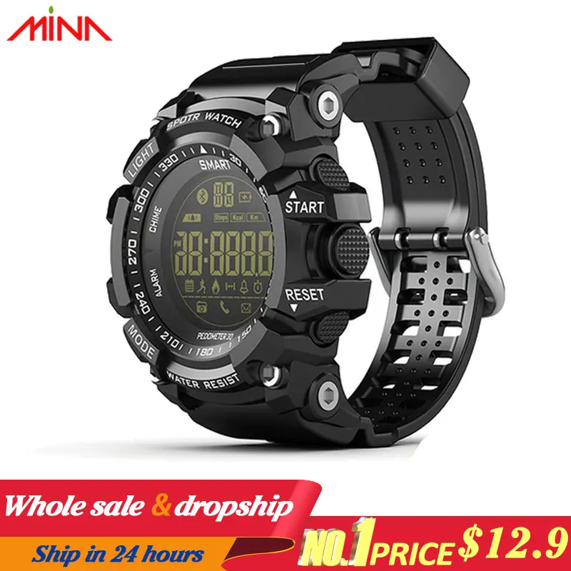Новинка EX16 Спортивные Bluetooth Смарт часы Xwatch 5ATM IP67 водонепроницаемые умные часы Шагомер Секундомер Будильник долгое время ожидания