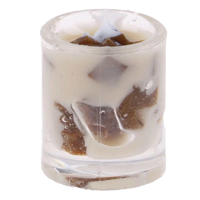 Мини Смола Кофе молочный желе чайная чашка имитация миниатюрные напитки модель