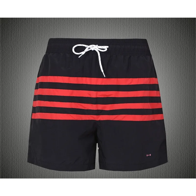 Мужские летние пляжные шорты для парка полосатые плавания одежда серфинга