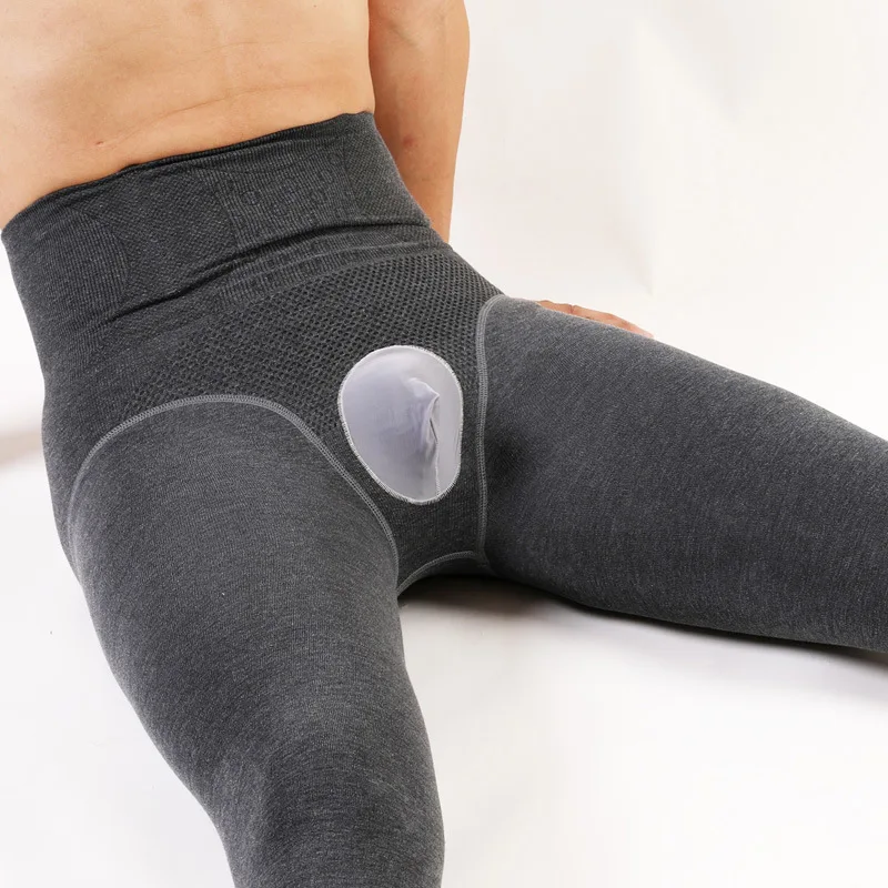 Кальсоны мужские утепленные плюшевые теплые брюки леггинсы пинцет футляр для