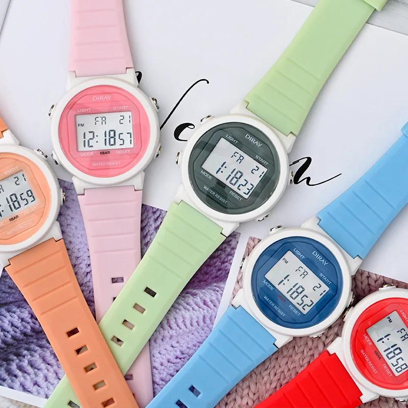 Fashion Children's Watches Waterproof Swimming Sports Watch For Kids Alarm LED Digital Watches Boy Girl Student WristWatch
