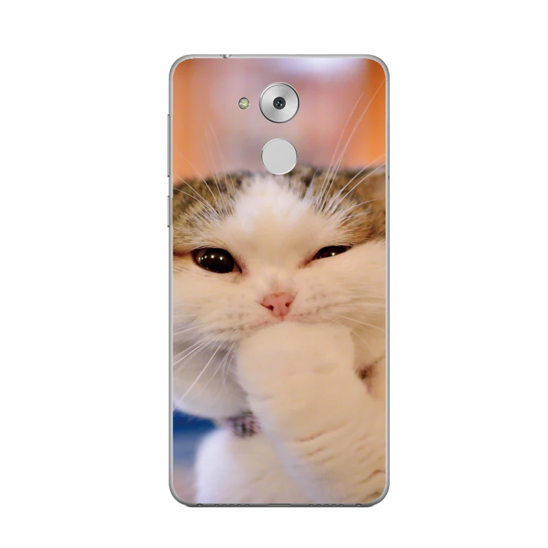 Чехол для Huawei Honor 6C Pro чехол 5 2 дюйма милый мягкий силиконовый с 3D котом чехлы |