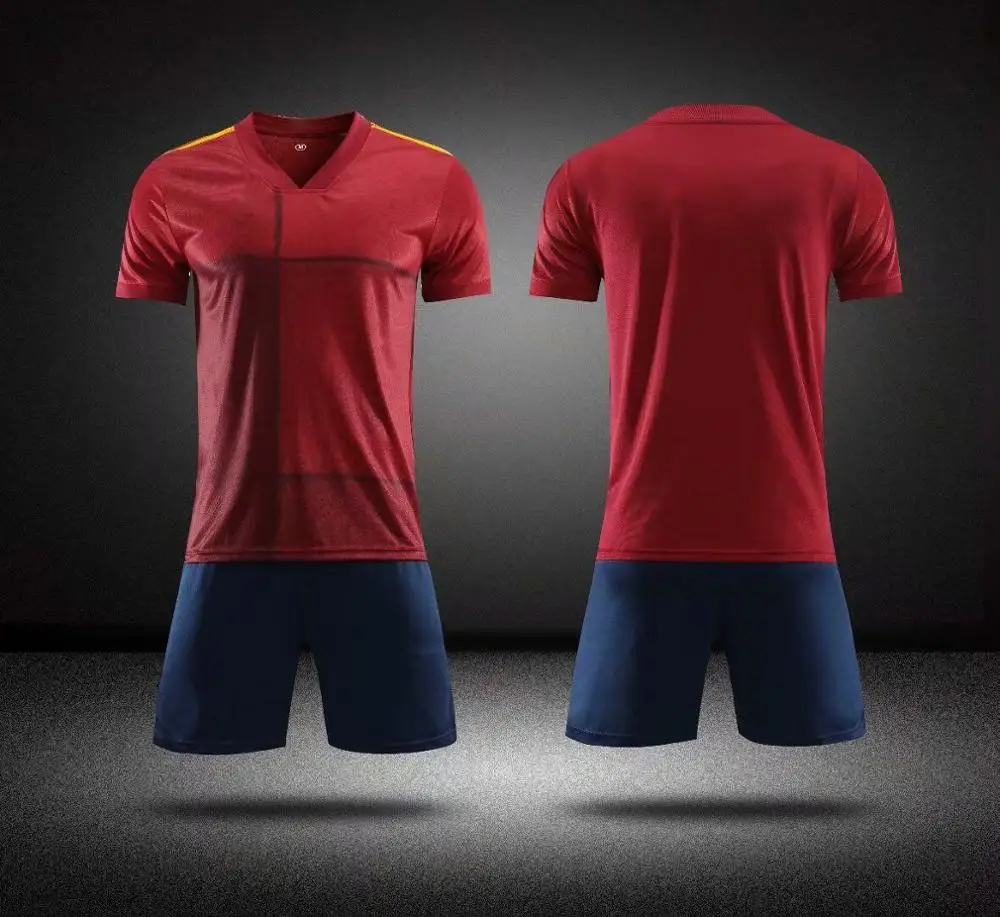 Soccer sets Детские футбольные мужские футбольные комплекты для взрослых, майки, форма Futbol, пустые тренировочные рубашки на заказ, короткий костюм для мальчиков, Джерси - Цвет: Soccer sets