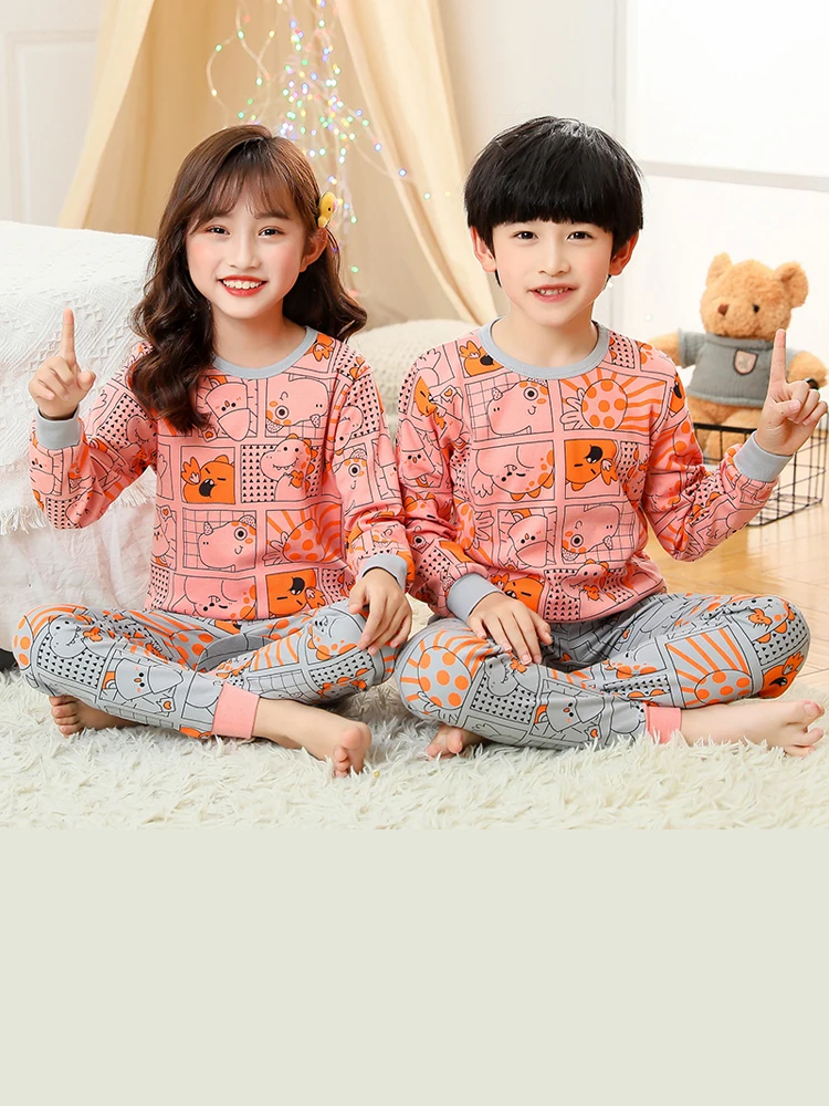 Pijama de forro polar para niños de 1 a 8 años 