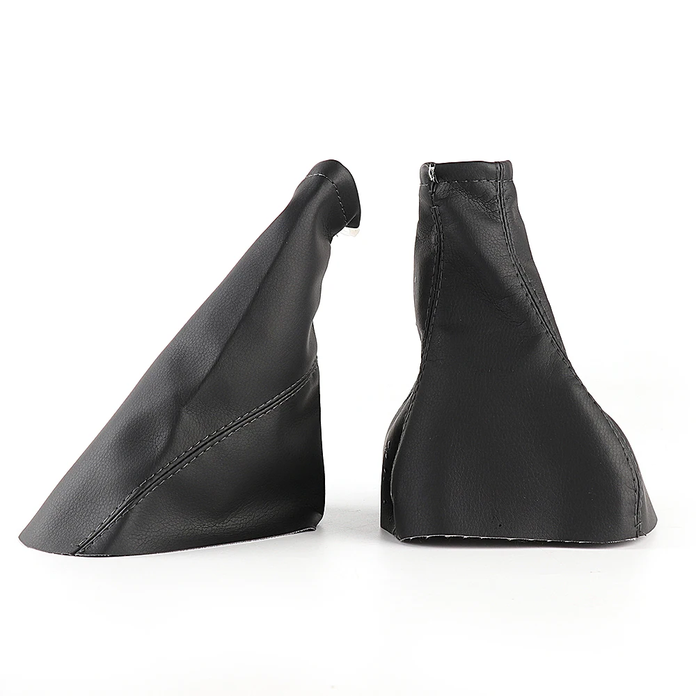 

Leather Handbrake Gear Gaiter Shift Gaitor Cover For Vauxhall / Opel Corsa C Combo 01-06 Accessories Auto Decoration