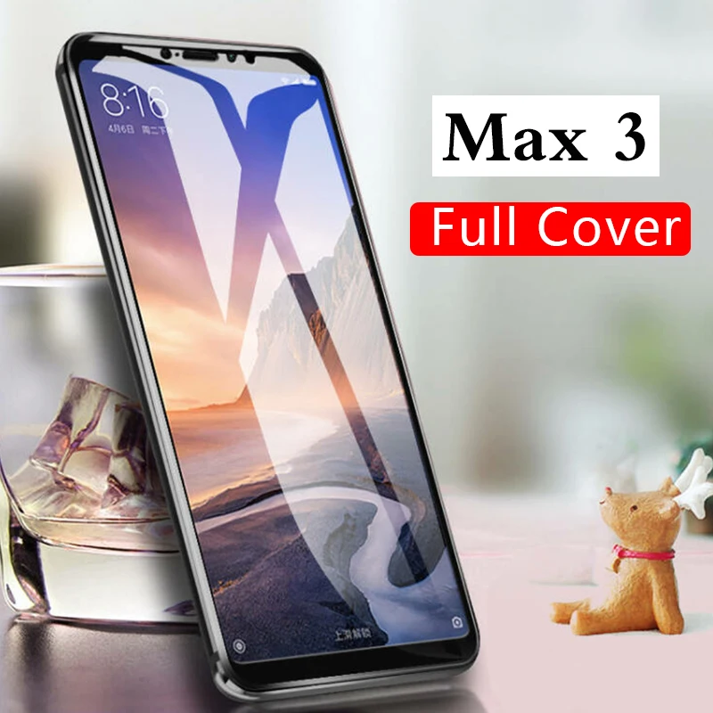 Закаленное стекло для телефона Xiaomi mi Max 3 Защитная пленка экрана крышка