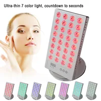 Portable mini Professional led infrared light therapy machine 7 colors beauty device red light therapy for skin