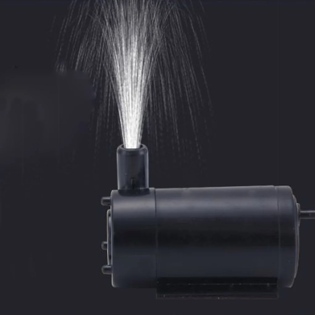 Водяной насос 2 шт. погружной фонтан с микро USB для аквариума низким уровнем шума