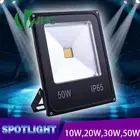 Светодиодный прожектор светильник 50 Вт 30 Вт 20 Вт Ultal тонкий светодиодный прожектор светильник с ЕС прожектор с вилкой Светильник Projecteur светодиодный Exterieur 230V напольный настенный светильник