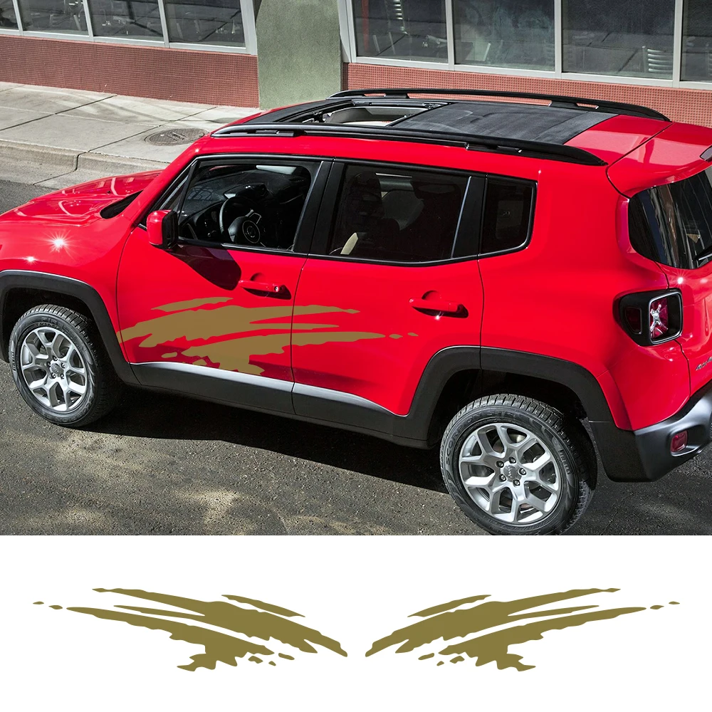 2 шт. двусторонние виниловые наклейки на корпус автомобиля| |