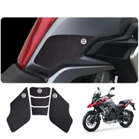 motorcycle sticker gas fuel oil tank knee traction pad protector side decal for triumph 500x 400x zf500gy motorcycle accessories