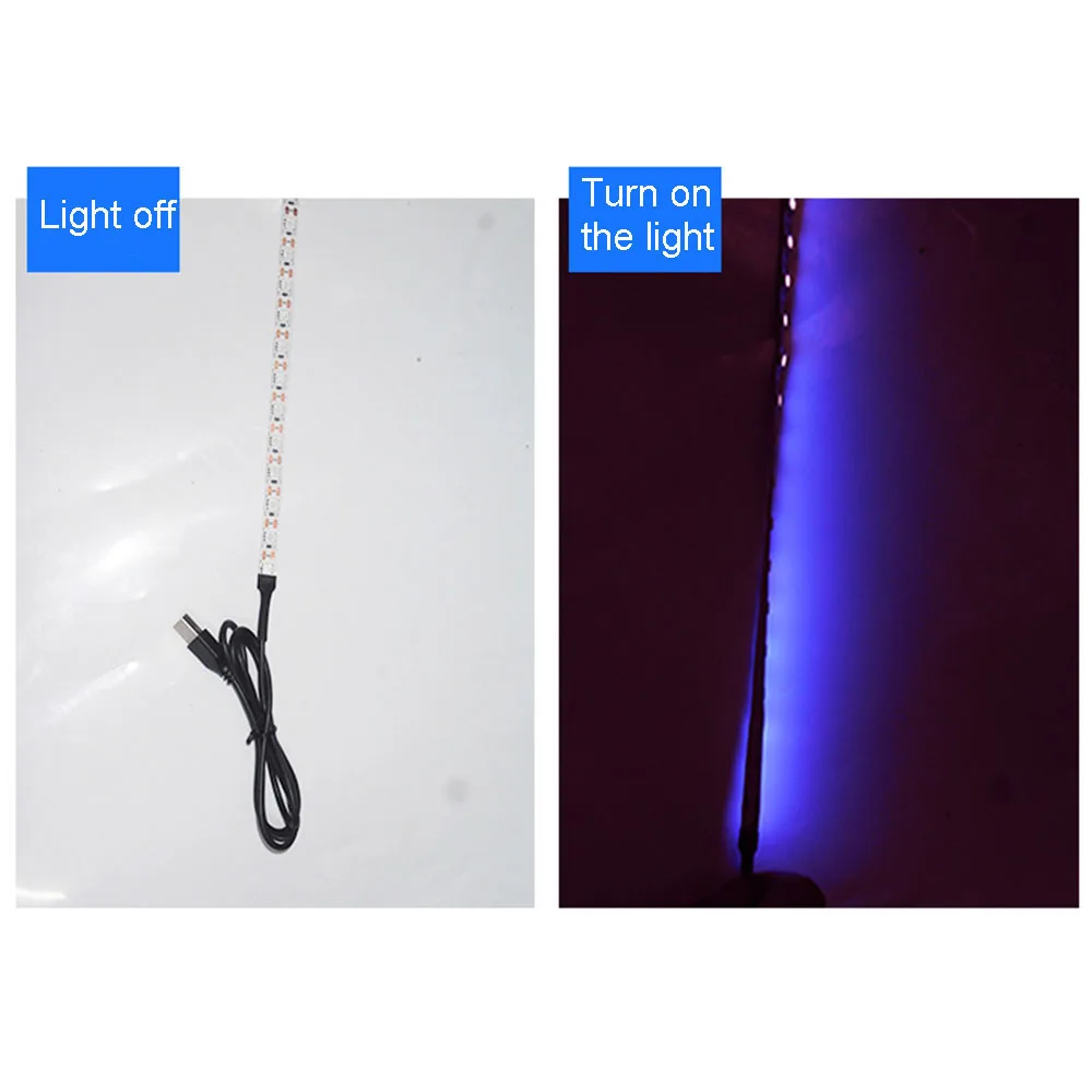 

UVC Germicidal Disinfection Light Bar 5V Bactericidal Lamp Ozone Disinfection Mites Light Strips LED Strip Light 50X1cm