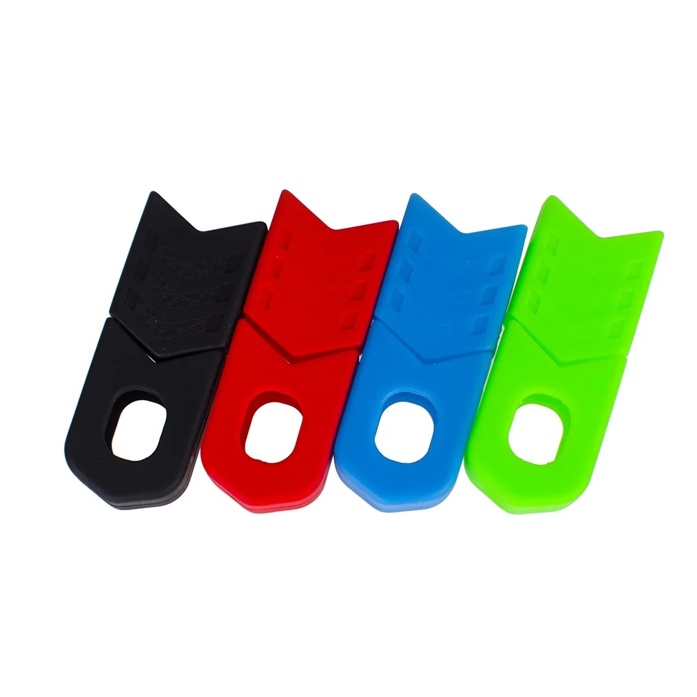 MTB Road Bike Bicycle Crank Arm Protector Cover Crankset Cap Protector Silicone Bike Crank Boots Dust Proof Cover Boot