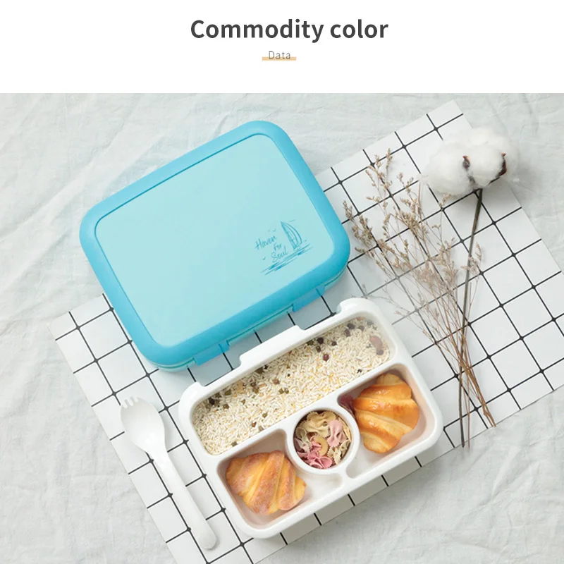 Пшеницы печь Bento Коробки для обедов Пикник суши фрукты Еда ящики хранения