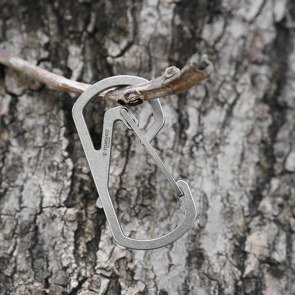 Титановый карабин брелок для ключей кольцо быстросъемный крючок поясного ремня