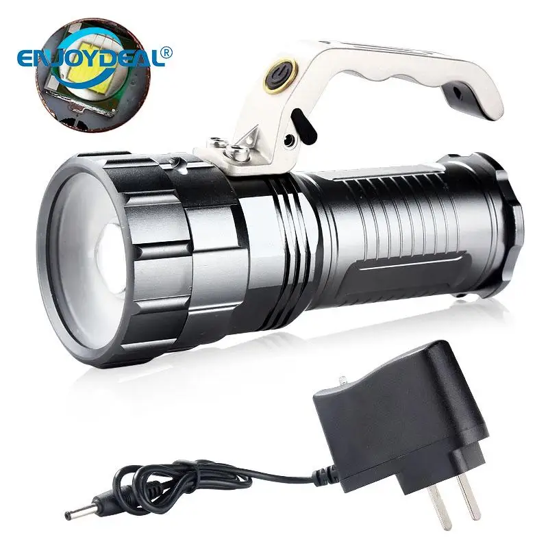 

2000 Lumens T6 LED Flashlight Lamp Portable outdoor Camping Cycling Lantern Hand Torch+AC Charger hunting cycling Lights 3 Mo D7