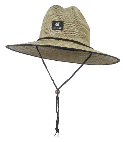 Соломенная шляпа для мужчин и женщин, Классическая пляжная Панама от солнца, с широкими полями, летняя