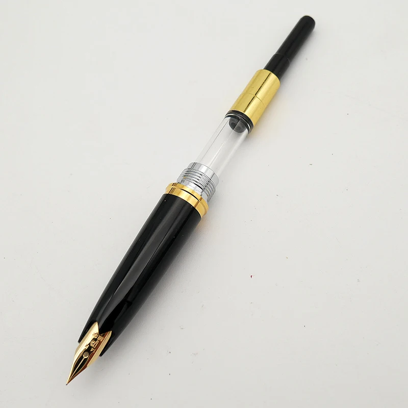 Перьевая ручка с золотым наконечником 14 карат длинным стержнем KDP-3000A в стиле