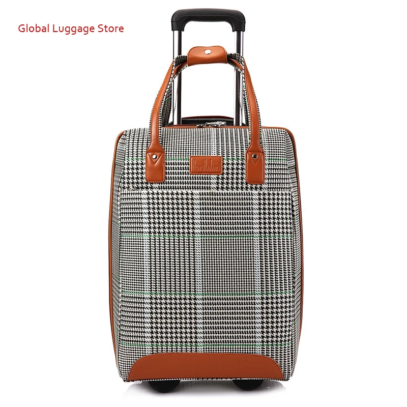 20 дюймовый Оксфордский комплект чемоданов на колесиках Спиннер женский