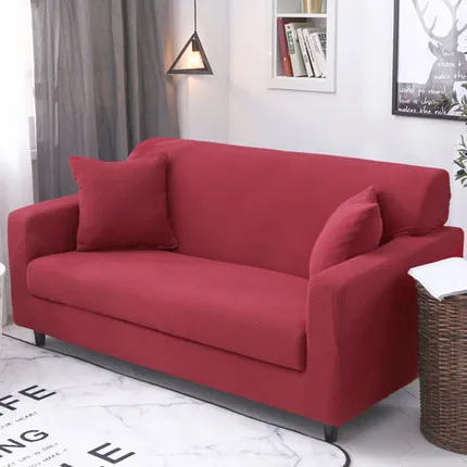 

Однотонный чехол для дивана, хлопковый эластичный чехол для дивана в гостиную, чехол для дивана, чехол для дивана, полотенце для защиты мебе...