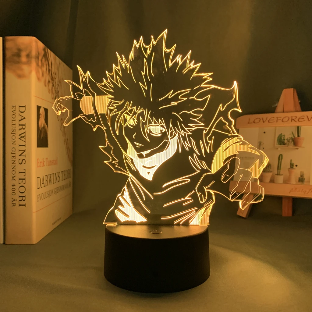 Anime Hunter X Killua 3d Led Light for Bedroom Decor Nightlight Birthday Gift Acrylic Night Lamp Hxh Godspeed | Лампы и освещение