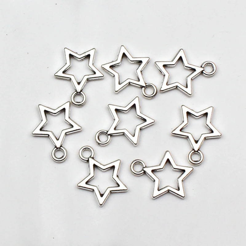 8 шт амулеты пентаграмма 17*21 мм Античное изготовление кулон подходит старинное