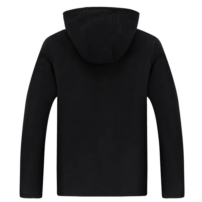 MANTLCONX Winter Hooded Jacket Men Fleece Hooded Jackets XL-7XL New Fashion Thick Warm Coats Male Warm Men Jacket Brand