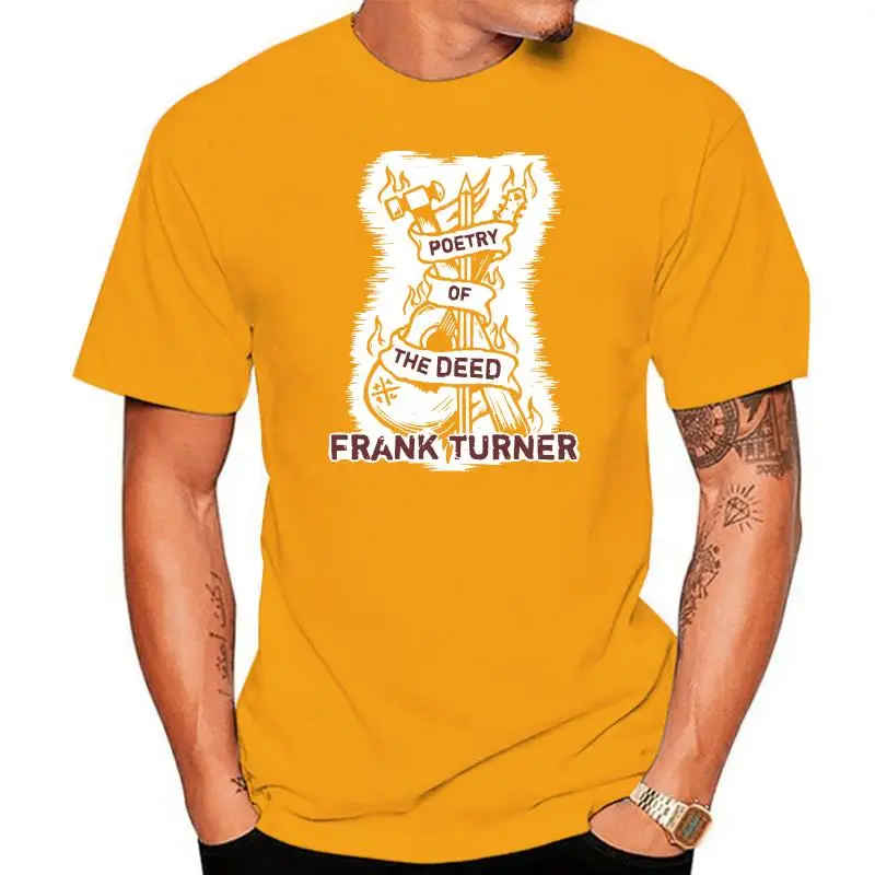 

Frank Turner Mens Black Rock T-shirt NEW Sizes S-XXXL Print T Shirt Men Summer Style Fashion Top Tee Chinese Style Plus Size