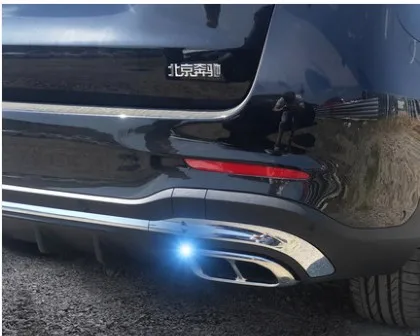 Новинка для Mercedes Benz GLE350 GLE450 2020 глушитель выхлопной трубы хвост крышка отделка