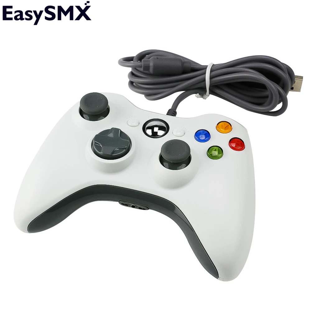 EasySMX геймпад для Xbox 360 контроллер проводной регулятор игры Джойстик Геймпад с Duoble вибрации для Xbox 360 геймеров
