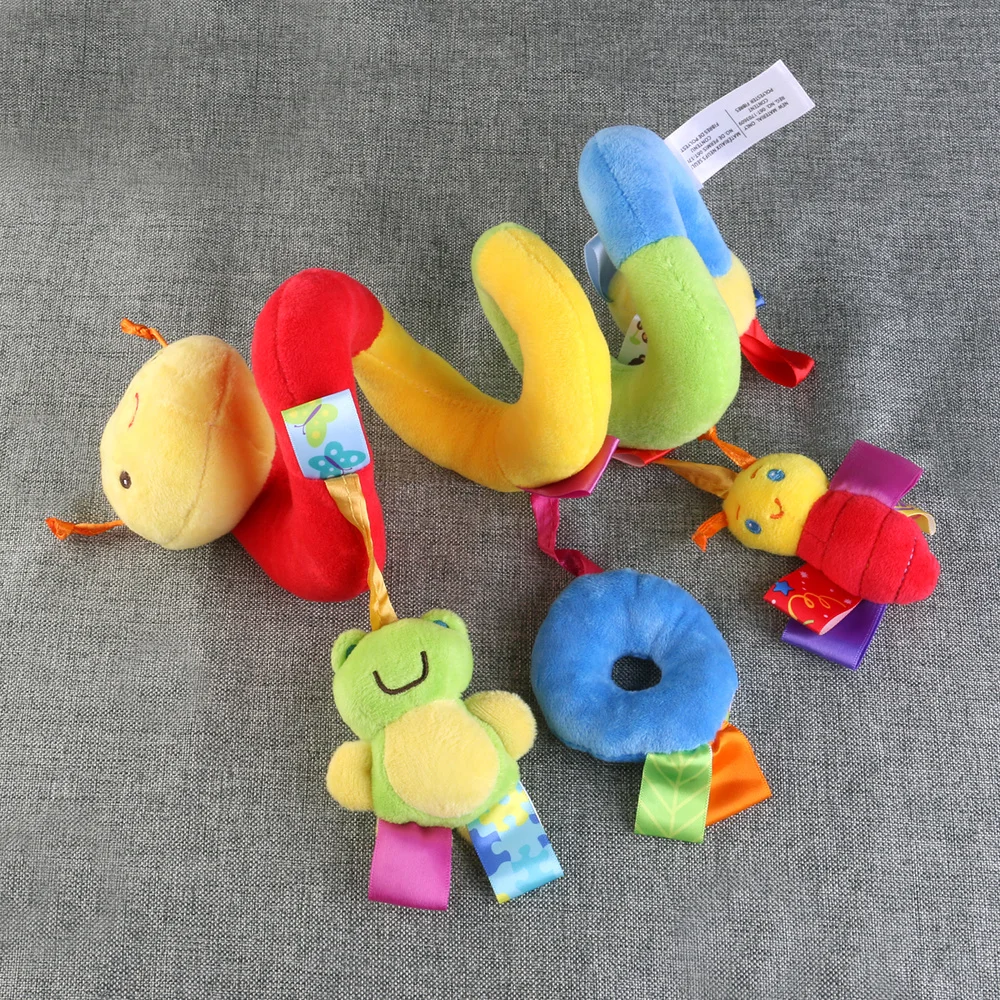 

NUOLUX Kid Baby Crib Cot Pram Hanging Rattles Spiral Stroller&Car Seat with Ringing Bell