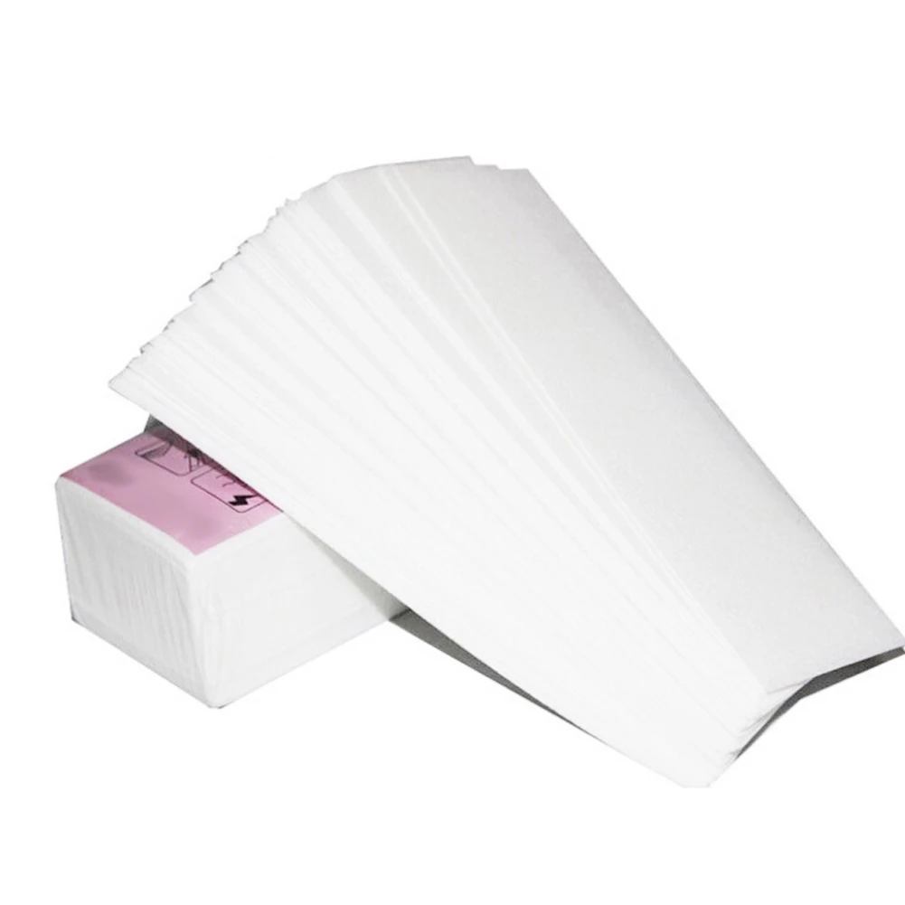 100 шт. одноразовые нетканые восковые Депиляционные бумажные аксессуары для