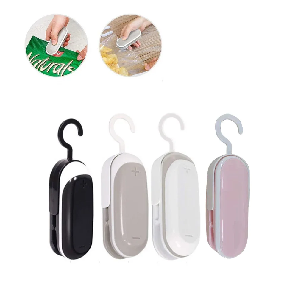 

Portable Mini Sealerc Sous Vide Home Heat Plastic Food Snacks Bag Sealing Machine Saver Packaging Kitchen Storage Clips