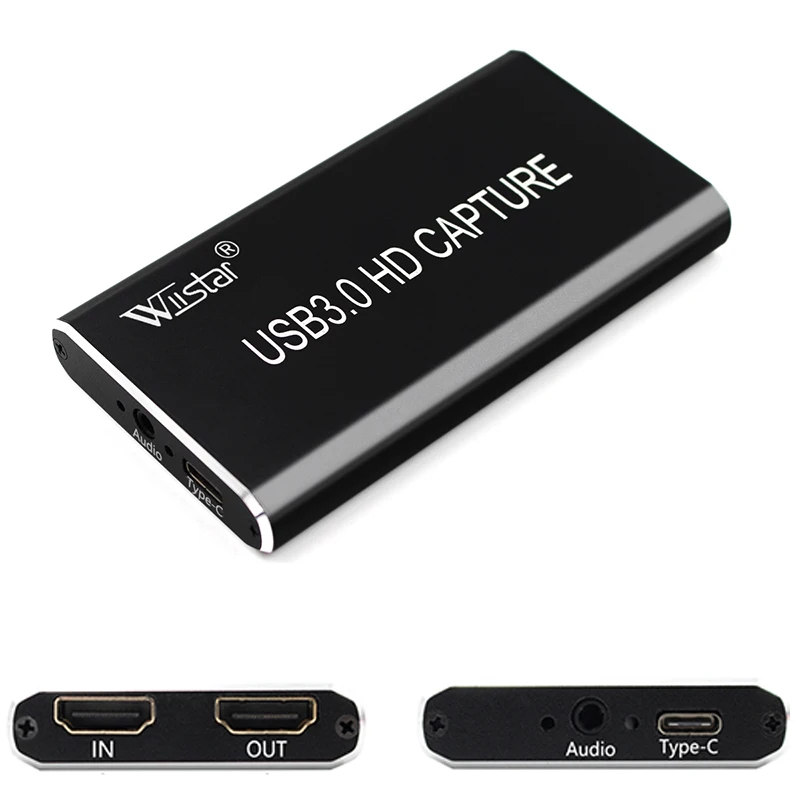 Карта видеозахвата HD HDMI к Type c USB 3 0 1080P 60 Гц конвертер для потоковое видео