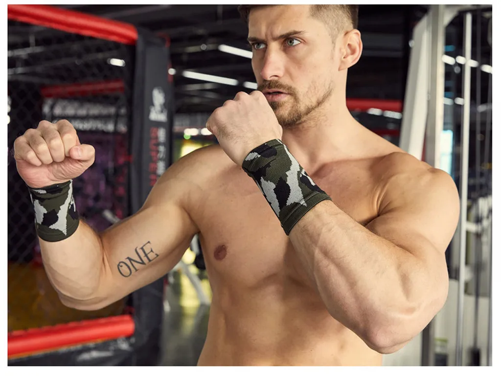 1 шт. защита запястья Sweatband Скоба для запястья эластичная Удобная защита от давления спортивные браслеты нарукавники# T10