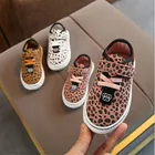 Детские кроссовки с леопардовым принтом для маленьких мальчиков и девочек, мягкая Нескользящая спортивная обувь, кроссовки на платформе 2021