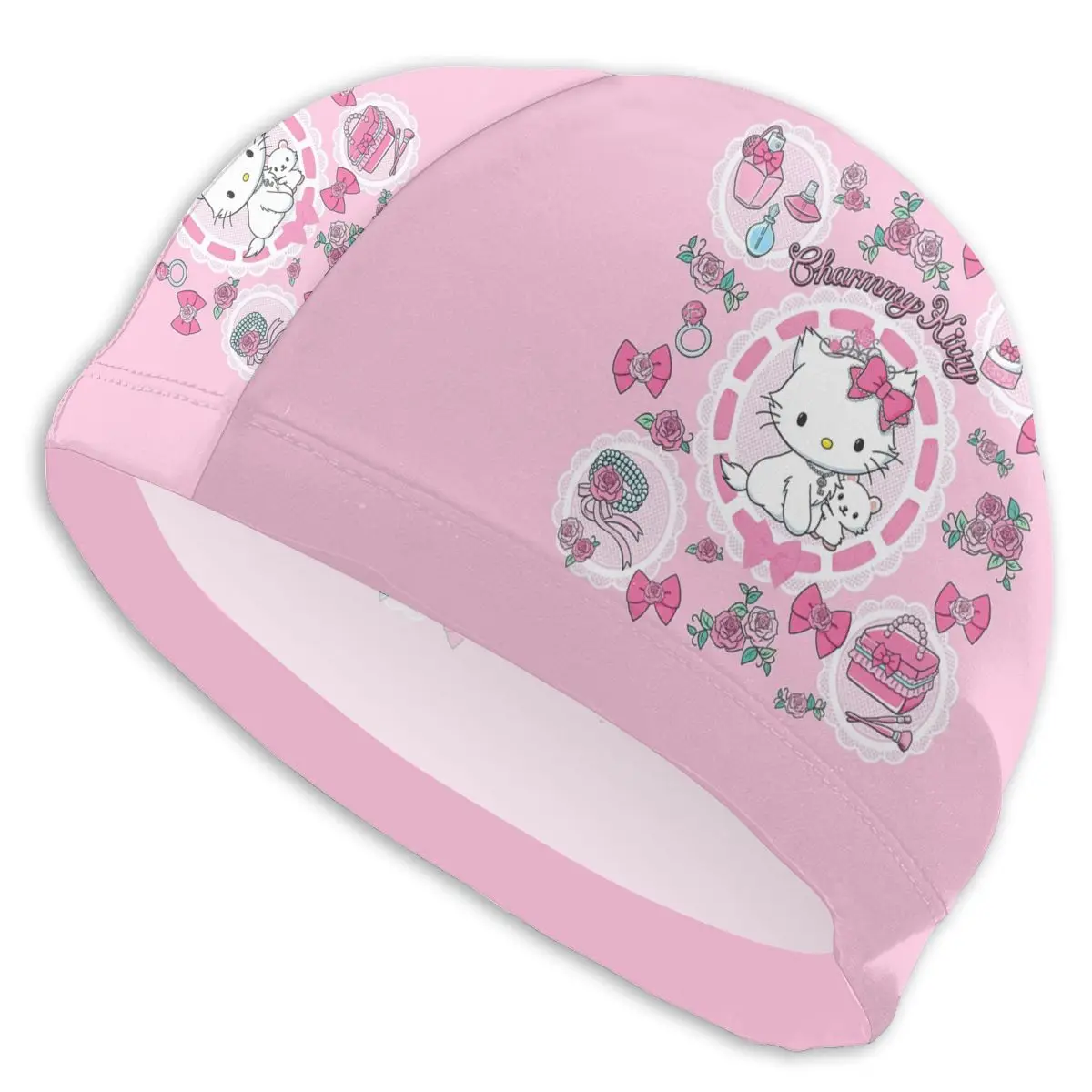 

Swimming Caps Men Women Long Hair Waterproof Swim Pool Cap Ear Protect Large Kitty Sports swimming cap